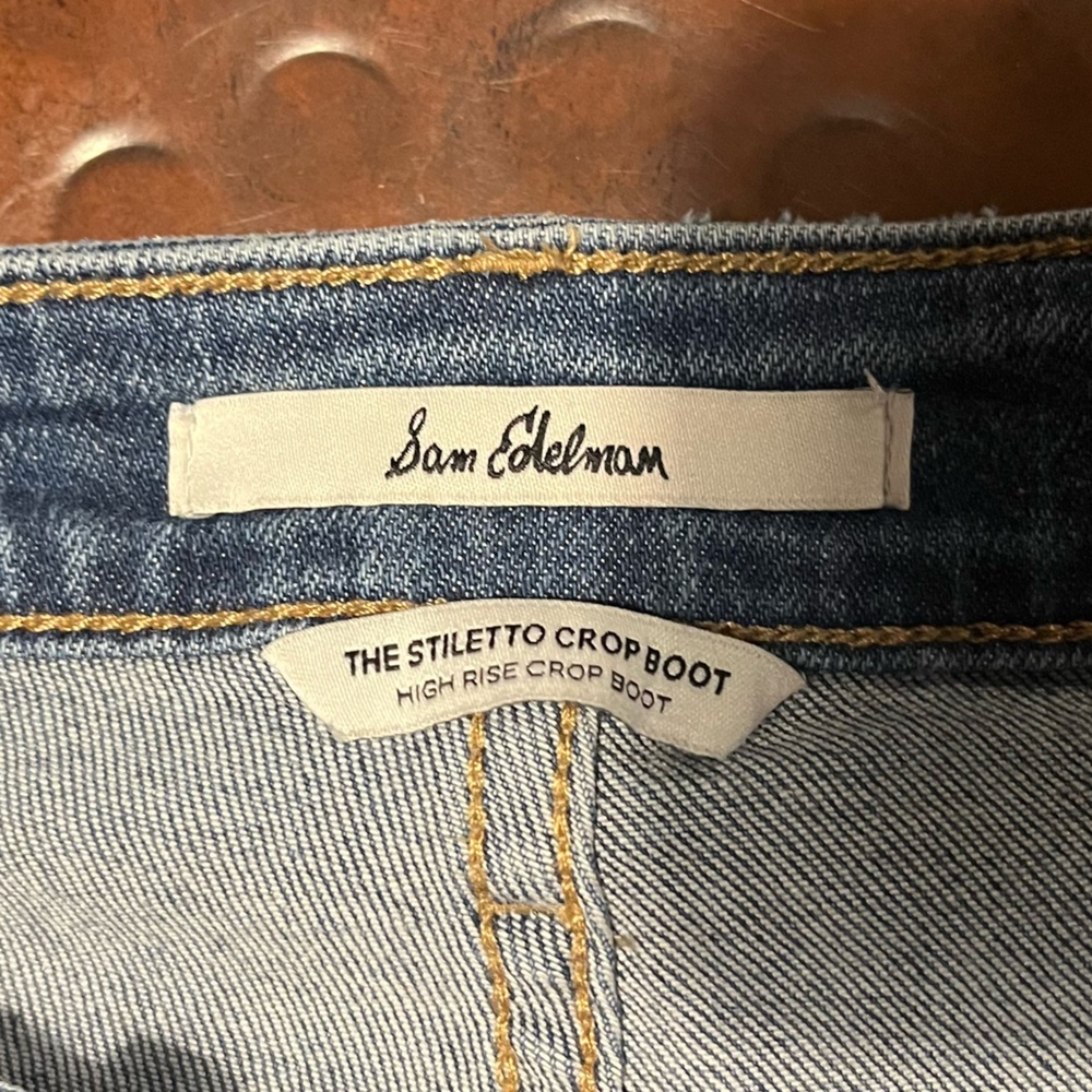 Sam Edelman the stiletto crop boot Jean - Picture 5 of 11